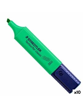 Marcador Fluorescente Staedtler Textsurfer Classic Verde (10 Unidades)