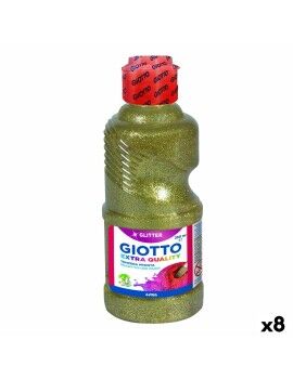 Têmpera Giotto Dourado 250 ml Purpurina (8 Unidades)