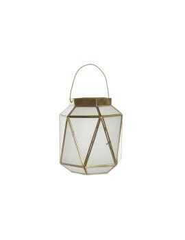 Lantaarn DKD Home Decor Cristal Dourado Latão (18 x 20 x 23 cm)