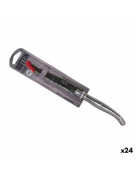 Faca de Cortar Costeletas Quttin 11,5 cm Prateado (24 Unidades)