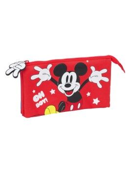 Portatodo Doble Mickey Mouse Clubhouse Fantastic Azul Rojo 22 x 12 x 3 cm