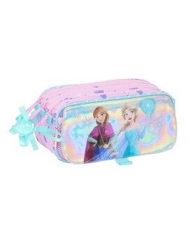 Malas para tudo triplas Frozen Cool days Violeta Azul celeste 21,5 x 10 x 8 cm