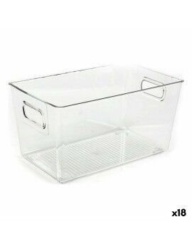 Caixa Multiusos Dem Transparente 25,7 x 15,3 x 13,5 cm (18 Unidades)