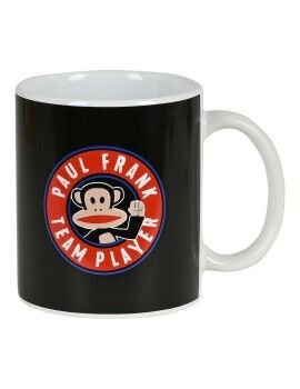 Caneca Paul Frank Team player Cerâmica Preto (350 ml)