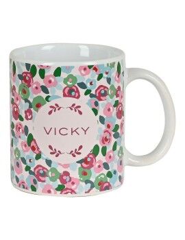 Caneca Vicky Martín Berrocal Rosebloom Cerâmica Multicolor (350 ml)