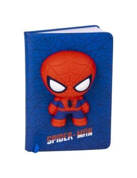 Cuaderno de Notas Spider-Man SQUISHY Azul 18 x 13 x 1 cm