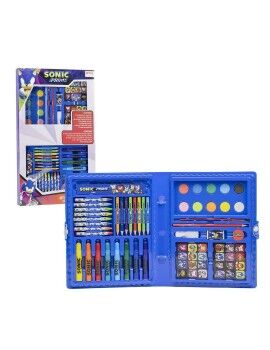 Set de Papelaria Sonic Mala Azul escuro