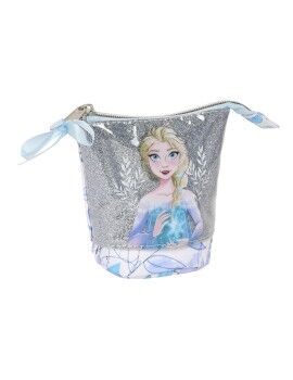 Bolsa Escolar Frozen Memories Azul Branco 8 x 19 x 6 cm