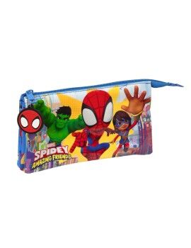 Malas para tudo triplas Spider-Man Team up Azul 22 x 12 x 3 cm