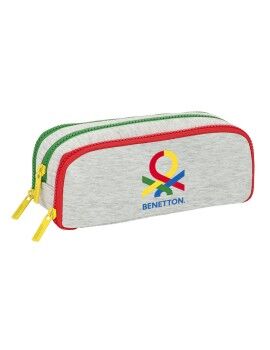 Malas para tudo triplas Benetton Pop Cinzento (21 x 8 x 8 cm)