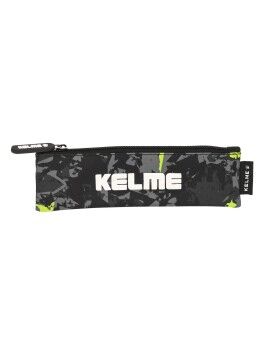 Bolsa Escolar Kelme Jungle Preto Cinzento Lima (20 x 6 x 1 cm)