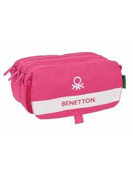 Portatodo Triple Benetton Raspberry 21,5 x 10 x 8 cm Fucsia