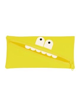 Bolsa Escolar Safta   Face 22 x 11 x 1 cm Amarelo