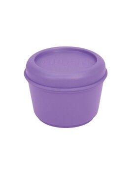 Recipiente para Conservar Alimentos Milan Sunset Violeta Plástico Redondo 250 ml Ø 10 x 7 cm