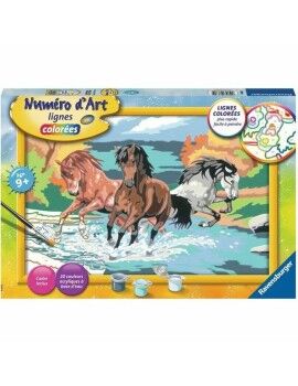 Desenhos para pintar Ravensburger Horde of Horses	