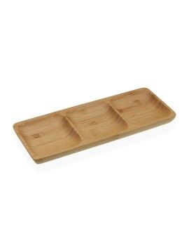 bandeja de aperitivos Versa Bambu 10 x 2 x 26 cm