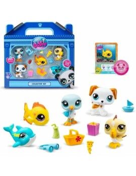 Conjunto de Figuras Bandai Littlest Pet Shop Plástico