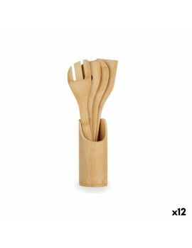 Conjunto de Utensílios de Cozinha Bambu (12 Unidades)