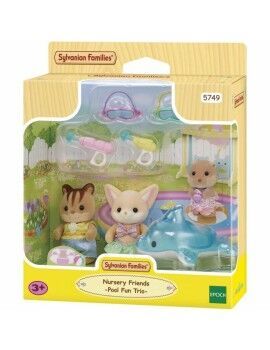 Accesorios para casa de Muñecas Sylvanian Families 5749 Nursery Friends Pool Fun trio