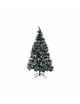 Árvore de Natal DKD Home Decor Branco Vermelho Verde PVC Abacaxis Nevado 125 x 125 x 210 cm