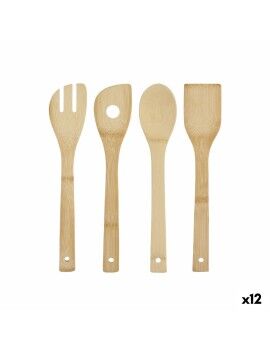 Conjunto de Utensílios de Cozinha Bambu (12 Unidades)