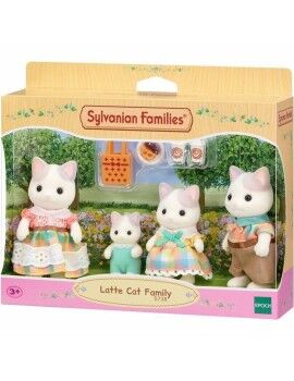 Accesorios para casa de Muñecas Sylvanian Families 5738 Latte Cat Family