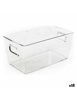 Caixa Multiusos Dem Transparente 23,5 x 13,3 x 11,5 cm (18 Unidades)