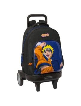 Mochila Escolar com Rodas Naruto Ninja 33 X 45 X 22 cm