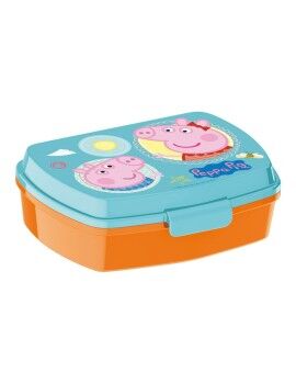 Fiambrera para Sandwich Peppa Pig Having fun Plástico Rosa claro (17 x 5.6 x 13.3 cm)