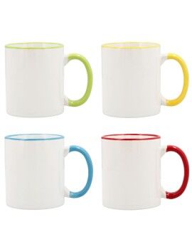 Caneca Quid Bodega Cerâmica Multicolor (330 ml) (Pack 12x)