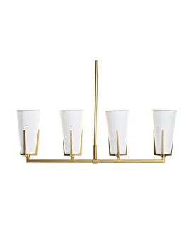 Candeeiro de teto DKD Home Decor Dourado Branco (67 x 14 x 22 cm)