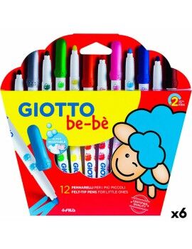 Set de Rotuladores Giotto BE-BÉ Multicolor (6 Unidades)