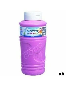 Pintura de Dedos Giotto Cor de Rosa 750 ml (6 Unidades)