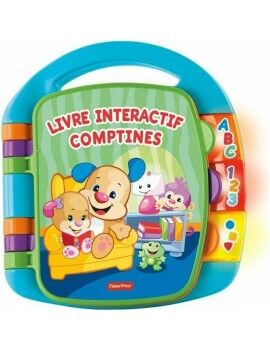 Brinquedo de bebé Fisher Price Interactive Book Nursery Rhymes Puppy (FR) Plástico