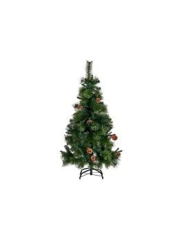 Árvore de Natal Vermelho Metal Castanho Verde Plástico