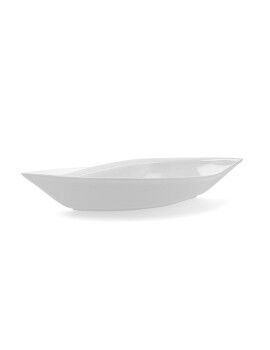 Fuente de Cocina Quid Gastro Cerámica Blanco (31 x 14,5 x 5,5 cm) (Pack 6x)