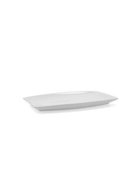 Fuente de Cocina Quid Gastro Cerámica Blanco (30,5 x 19,5 x 2,5 cm) (Pack 4x)