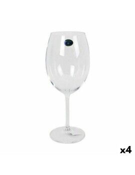 Set de Copas Bohemia Crystal Clara Vino 580 ml 6 Piezas (4 Unidades)