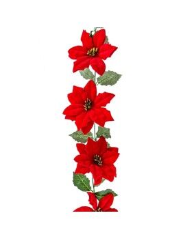 Grinalda de Natal Vermelho Verde Plástico 180 cm