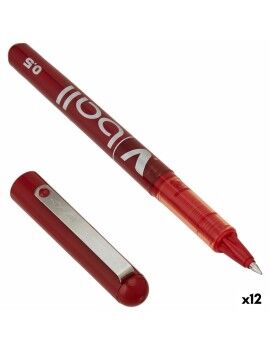 Bolígrafo Pilot BL-VB-5 Rojo 0,3 mm (12 Unidades)