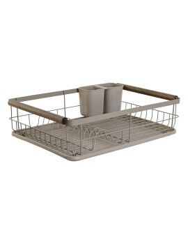 Escurridor para Fregadero Home ESPRIT Gris 44 x 32 x 13 cm