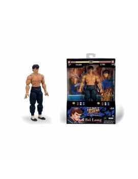 Figura Articulada Jada Street Fighters - Fei-Long 15 cm