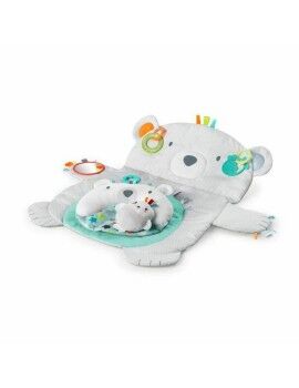 Tapete de jogos Bright Starts Polar Bear Tummy Time Prop & Play ™