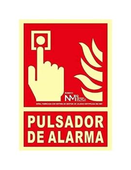 Cartel Normaluz No utilizar en caso de incendio PVC