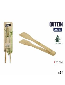 Espátula de Cozinha Quttin Bambu (24 Unidades)