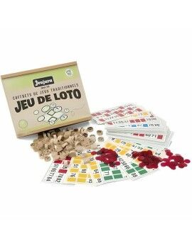 Bingo Loto Game Multicolor Madera