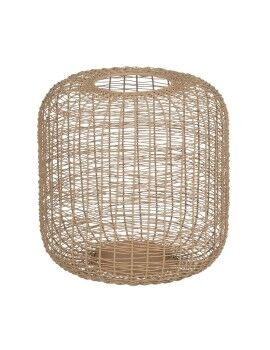 Farol Portavelas Beige 24 x 24 x 23 cm Hierro