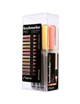 Set de Rotuladores Karin Brushmarker Pro - Skin Colours 12 Piezas