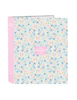 Carpeta de anillas BlackFit8 Blossom Multicolor A4 27 x 33 x 6 cm