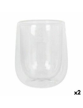 Set de Vasos Santa Clara Térmico Vidrio de Borosilicato 2 Piezas (2 Unidades)